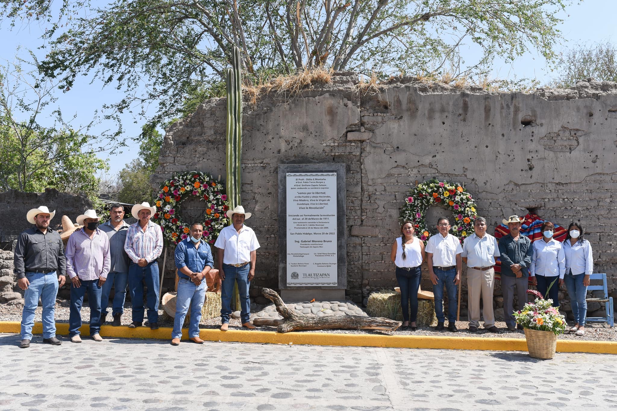 CONMEMORACIÓN DEL CXI ANIVERSARIO DEL INICIO DE LA REVOLUCIÓN DEL SUR EN SAN PABLO HIDALGO